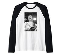 Il Chitarrista dei Buzzcocks Pete Shelley Live 1990 Maglia con Maniche Raglan