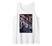 Il Chitarrista dei Queen Brian May Freddie Mercury Tribute Wembley Canotta, Uomo, Bianco, XL