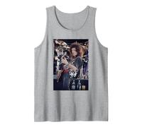 Il Chitarrista dei Queen Brian May Freddie Mercury Tribute Wembley Canotta, Uomo, Grigio Melange, M