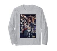 Il Chitarrista dei Queen Brian May Freddie Mercury Tribute Wembley Maglia a Manica