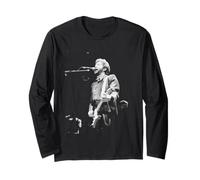 Il Chitarrista Eric Clapton Si esibisce alla Royal Albert Hall 1987 Maglia a Manica