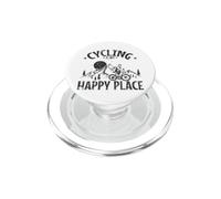 Il ciclismo è il mio posto felice PopSockets PopGrip per MagSafe