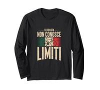 Il Ciclista Non Conosce Limiti Bicicletta Maglia a Manica