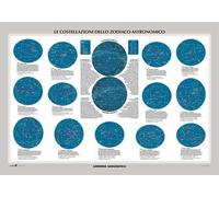 Il cielo e le costellazioni. Carta murale astronomica