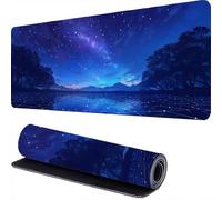 Il cielo stellare Tappetino Mouse 1000 x 500 x 3mm blu Tappetino Mouse Gaming Copri Scrivania, Desk Mat da Ufficio, Mousepad con Base in Gomma Antiscivolo, per PC, Ufficio, Casa, Lavoro, Giochi r-637