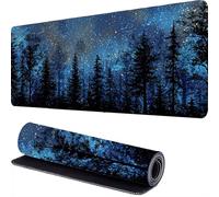 Il cielo stellare Tappetino Mouse 1400 x 600 x 3mm foresta Tappetino Mouse Gaming Copri Scrivania, Desk Mat da Ufficio, Mousepad con Base in Gomma Antiscivolo, per PC, Ufficio, Lavoro, Giochi r-638