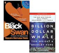 Il cigno nero L'impatto dell'altamente improbabile di Nassim Nicholas Taleb e la balena da un miliardo di dollari di Tom Wright Collezione di 2 libri