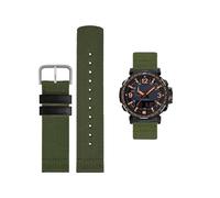 Il cinturino in nylon è adatto for il cinturino dell'orologio da alpinismo for Casio adatto for PRW-6600 PRG-600/650 cinturino in nylon serie PROTREK polso da 24 mm(Army Green Silver)