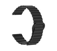Il cinturino magnetico circolare da 20 mm e 22 mm è un cinturino universale for smartwatch compatibile con il cinturino di ricambio sportivo con quadrante rotondo da 42 mm e 47 mm.(15.Black,20mm)