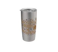 Il cioccolato mi rende felice Latte Intero Bicchiere termico in acciaio inox doppia parete