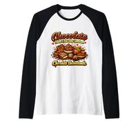 Il Cioccolato Non Fa Domande stupide Il Cioccolato capisce Maglia con Maniche Raglan
