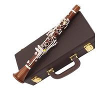 Il clarinetto professionale in Mib a 18 tasti utilizza un corpo in mogano squisito e bello Strumento Clarinetto