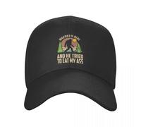 Il classico Bigfoot è reale e ha cercato di mangiare il mio culo berretto da baseball uomo donna cappello da papà unisex regolabile personalizzato Hip Hop Snapback CapsCotton, per tutte le stagioni