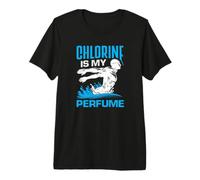 Il Cloro è Il Mio Profumo Nuotatore Nuoto Nuoto Maglietta Premium