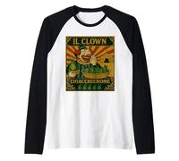 Il Clown Chiacchierone - Happy Fruits 5 PERE Maglia con Maniche Raglan