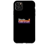 Il codice è legge bitcoin blockchain sicurezza sats fiducia bitcoin Custodia per iPhone 11 Pro Max