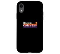 Il codice è legge bitcoin blockchain sicurezza sats fiducia bitcoin Custodia per iPhone XR
