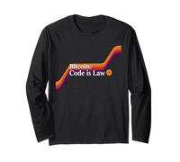 Il codice è legge bitcoin blockchain sicurezza sats fiducia bitcoin Maglia a Manica