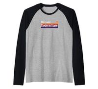 Il codice è legge bitcoin blockchain sicurezza sats fiducia bitcoin Maglia con Maniche Raglan