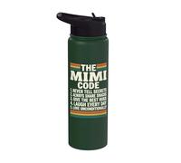 Il codice Mimi Bedtime è ogni volta che la risposta è sempre mamme Stainless Steel Insulated Water Bottle