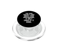 Il codice non si preoccupa del tuo background, si preoccupa solo PopSockets PopGrip per MagSafe