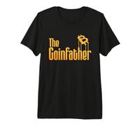 Il Coinfather Miner Trader Blockchain HODL Criptovaluta Maglietta Premium