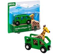 Il collo della giraffa BRIO Giraffe and Wagon 33724 è un carro di trasporto m...