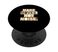 Il colore marrone si muove non il rumore Grafica marrone PopSockets PopGrip Adesivo