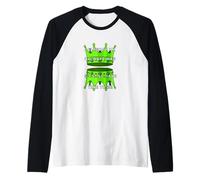 Il Colore Verde Era, Am & Will Be Green Graphic Maglia con Maniche Raglan