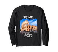 Il Colosseo Roma Italia Turistico Souvenir Keepsake Donne Maglia a Manica