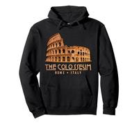 Il Colosseo Romano a Roma Italia Felpa con Cappuccio