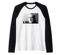 Il Comico Spike Milligan The Goon Show 1979 Maglia con Maniche Raglan