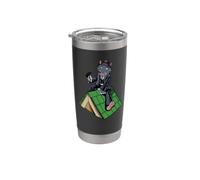 Il comico Wolf come conciatetti Bicchiere termico in acciaio inox doppia parete
