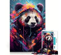 Il comodo puzzle da 1000 pezzi "Panda per adulti" - Gioco di logica puro - Momenti di relax - Taglio preciso - Regalo affettuoso 38x52cm