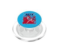 Il compleanno dello zio Sam tempestato di stelle 4 luglio PopSockets PopGrip per MagSafe