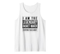 Il Compleanno di Un artigiano è Nato Working-Basket-Maker Canotta