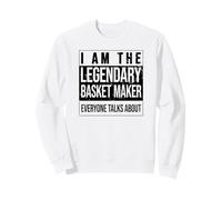 Il Compleanno di Un artigiano è Nato Working-Basket-Maker Felpa