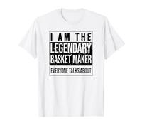 Il Compleanno di Un artigiano è Nato Working-Basket-Maker Maglietta