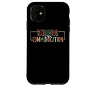 Il comportamento è comunicazione Messaggio sociale Custodia per iPhone 11