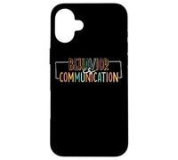 Il comportamento è comunicazione Messaggio sociale Custodia per iPhone 16 Plus