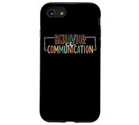 Il comportamento è comunicazione Messaggio sociale Custodia per iPhone SE (2020) / 7/8