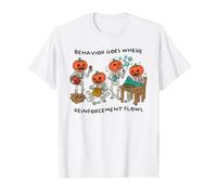 Il comportamento va Dove Il Rinforzo scorre Halloween ABA Maglietta