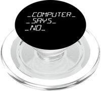 Il computer dice di no Retrò Intelligenza Artificiale AI PopSockets PopGrip per MagSafe