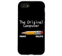 Il computer originale sarcastico divertente IT Tech Print Elimina Custodia per iPhone SE (2020) / 7/8