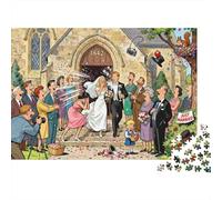 Il Confetti di matrimonio inglese Country Clash Puzzle in Legno Impermeabile Puzzles Da 1000 Pezzi Regali Per Adulti Impossibili Per Decorazioni Domestiche