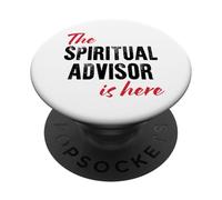 Il consigliere spirituale è qui - Divertente PopSockets PopGrip Adesivo