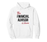 Il consulente finanziario è Qui - Divertente Felpa con Cappuccio