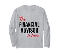 Il consulente finanziario è Qui - Divertente Maglia a Manica