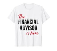 Il consulente finanziario è Qui - Divertente Maglietta