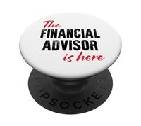 Il consulente finanziario è qui - Divertente PopSockets PopGrip Adesivo